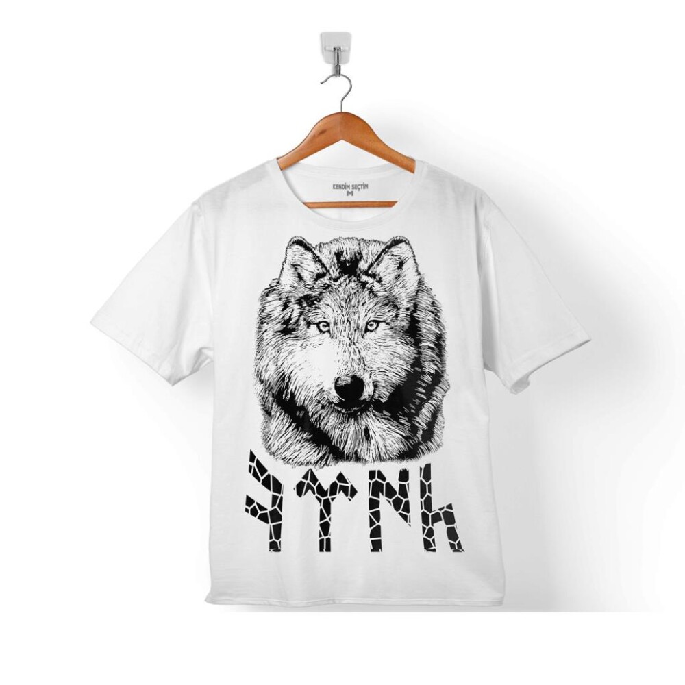 TSK GÖKTÜRKÇE ESKİ TÜRK BOZKURT WOLF HİLALKURT ÇOCUK TİŞÖRT - KENDİM SEÇTİM