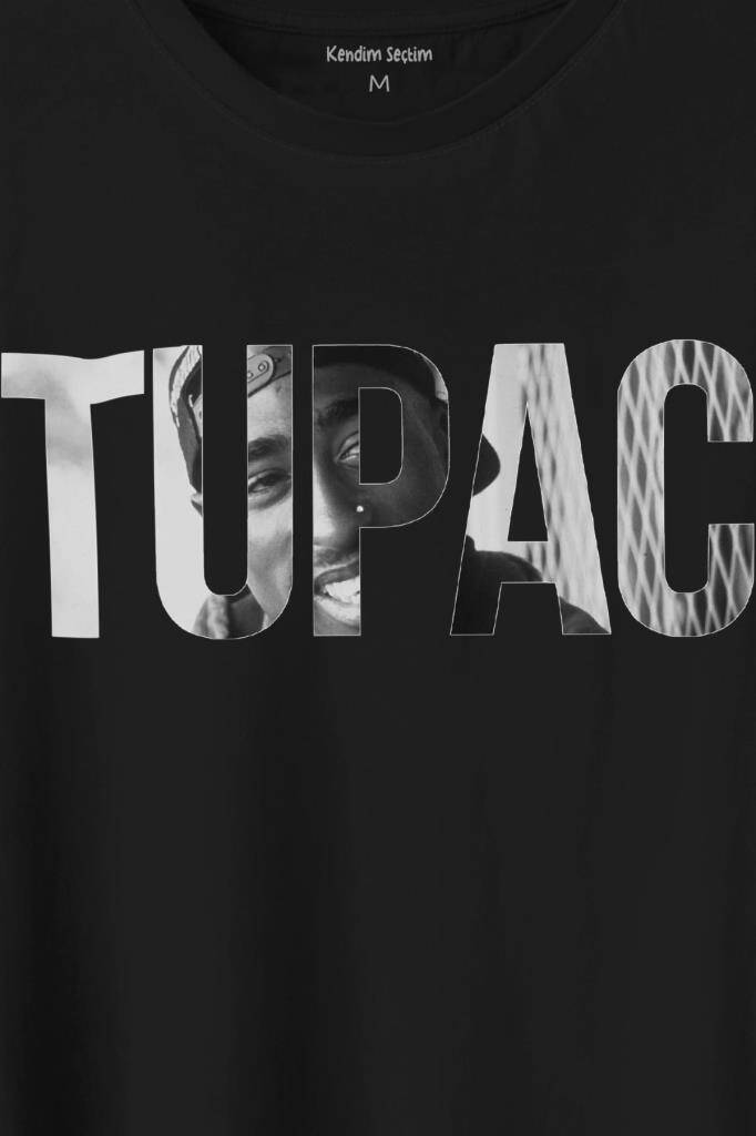 Tupac Amaru Shakur Awesome 2Pac Rap Music Baskılı Tişört Unisex T-Shirt - 2