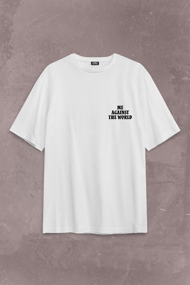 Tupac Amaru Shakur Awesome 2Pac Rap Music Sırt Ön Baskılı Oversize Tişört Unisex T-Shirt - 2