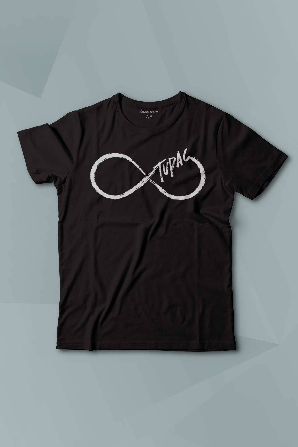 Tupac Shakur Sonsuzluk Makaveli Cartoon 2Pac Baskılı Çocuk Tişört Kısa Kollu - 1