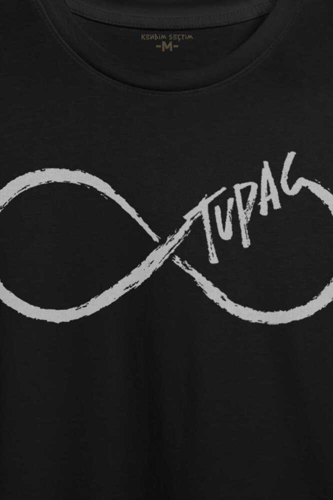 Tupac Shakur Sonsuzluk Makaveli Cartoon 2Pac Baskılı Tişört Unisex T-shirt (1)