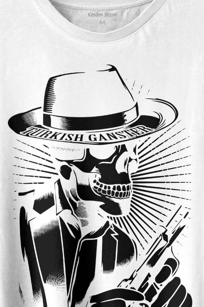 Turkish Ganster El Mafia Mafya Temalı Baskılı Tişört Unisex T-shirt (1)