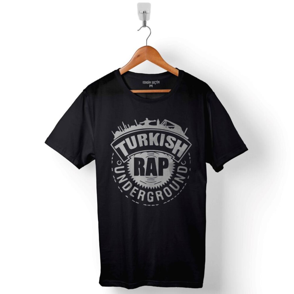 Turkish Rap Underground Türkçe Rap Baskılı Tişört Unisex T-Shirt
