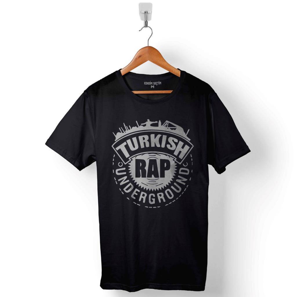 Turkish Rap Underground Türkçe Rap Baskılı Tişört Unisex T-Shirt - 1