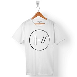 TWENTY ONE PILOTS LOGO STRESSED ERKEK TİŞÖRT - 1
