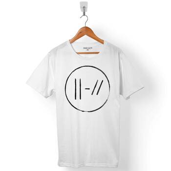 TWENTY ONE PILOTS LOGO STRESSED ERKEK TİŞÖRT - 1