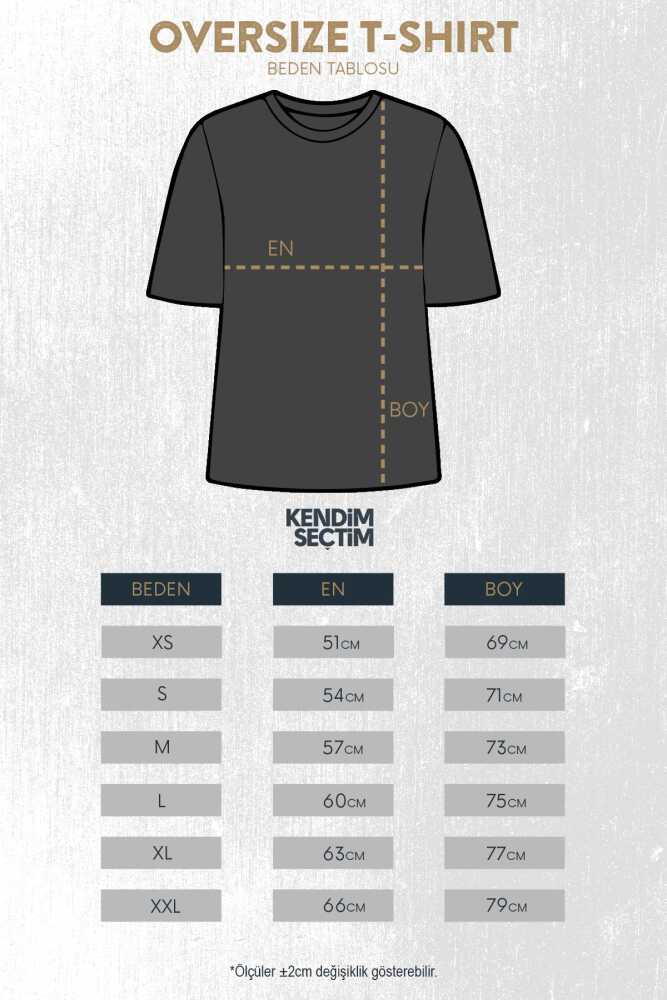 Twenty One Pilots Logo Stressed Sırt Ön Baskılı Oversize Tişört Unisex T-Shirt - 3