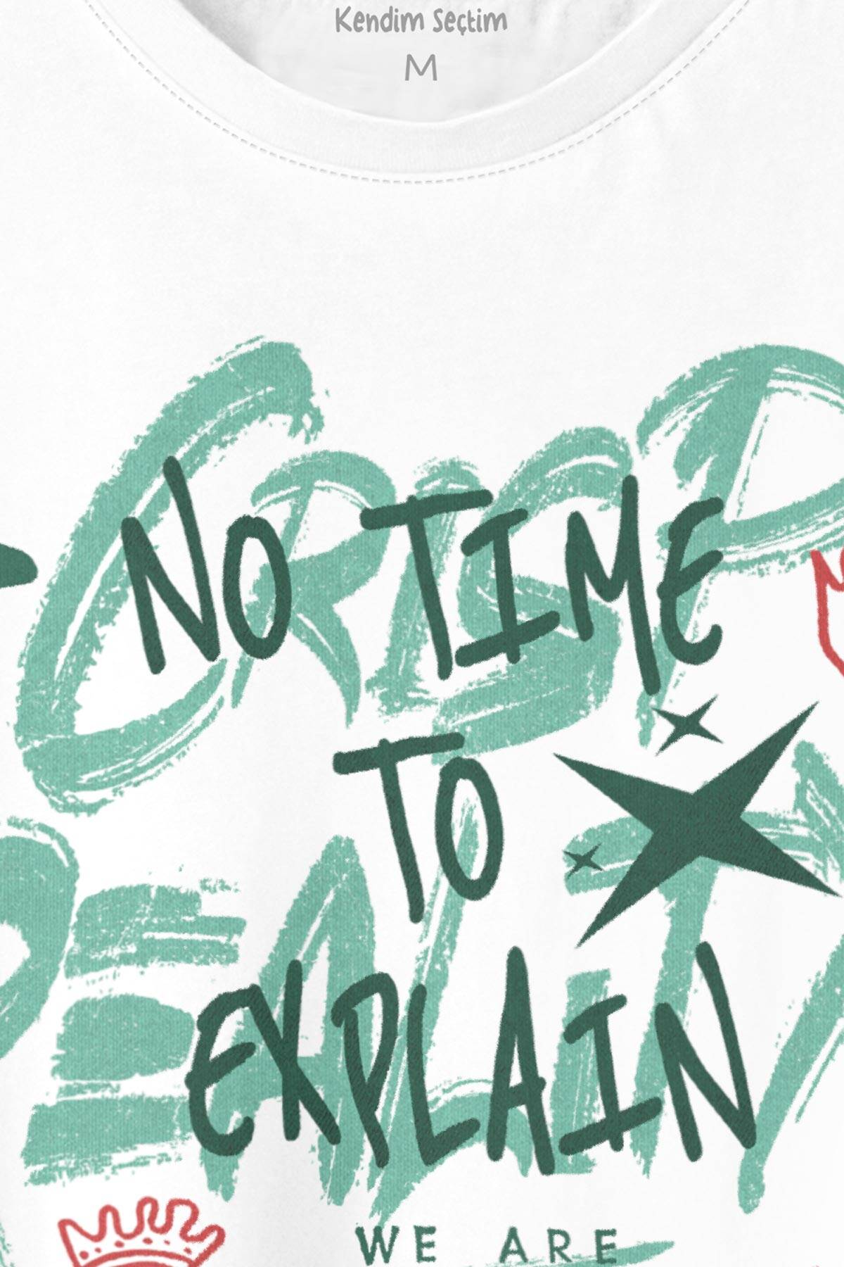 Typography Design Crispy Reality Y2K Grunge Street Grafitti Baskılı Beyaz T-shirt - 2