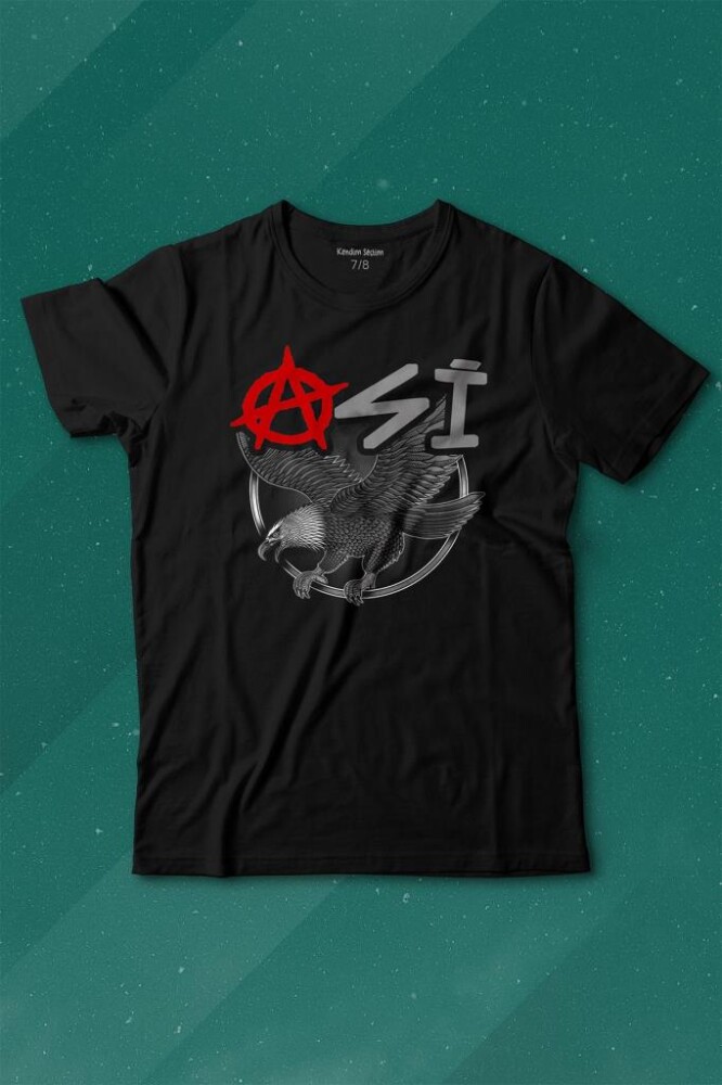 Uçan Kartal Asi Taraftar Baskılı Tişört Çocuk T-shirt - KENDİM SEÇTİM