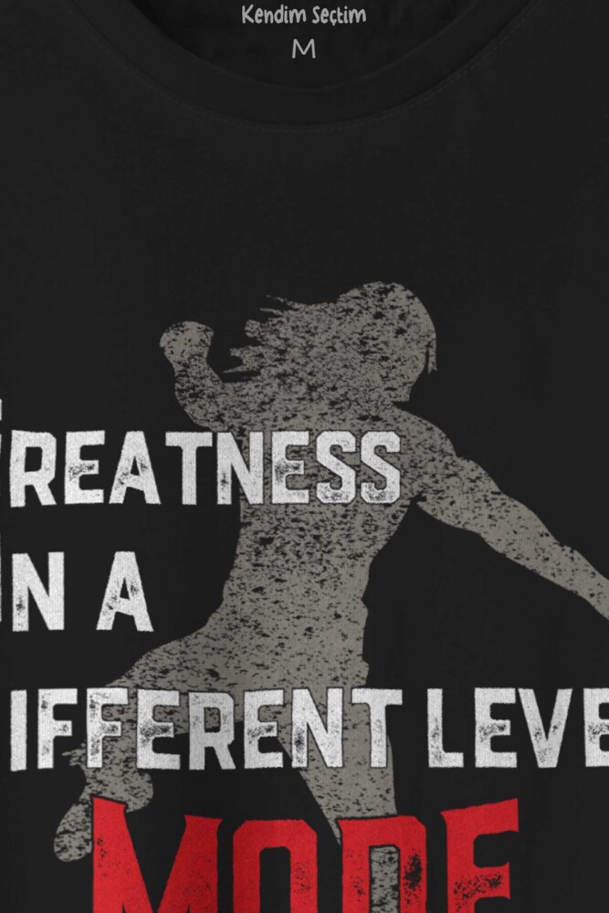 Unisex T-shirt God Mode Roman Reigns Amerikan Güreşi Gym Spor Boks Siyah Baskılı Tişört - 2