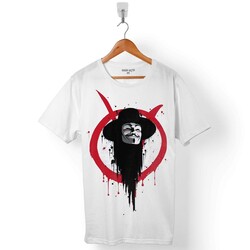V FOR VENDETTA VANDETA SİLÜET LOGO 3 ERKEK TİŞÖRT - 1