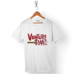 VENTURE ADVENTURE TIME LOGO BIÇAK ERKEK TİŞÖRT - 1
