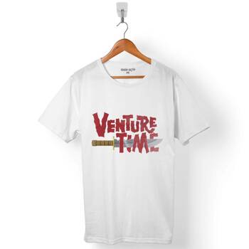 VENTURE ADVENTURE TIME LOGO BIÇAK ERKEK TİŞÖRT - 1