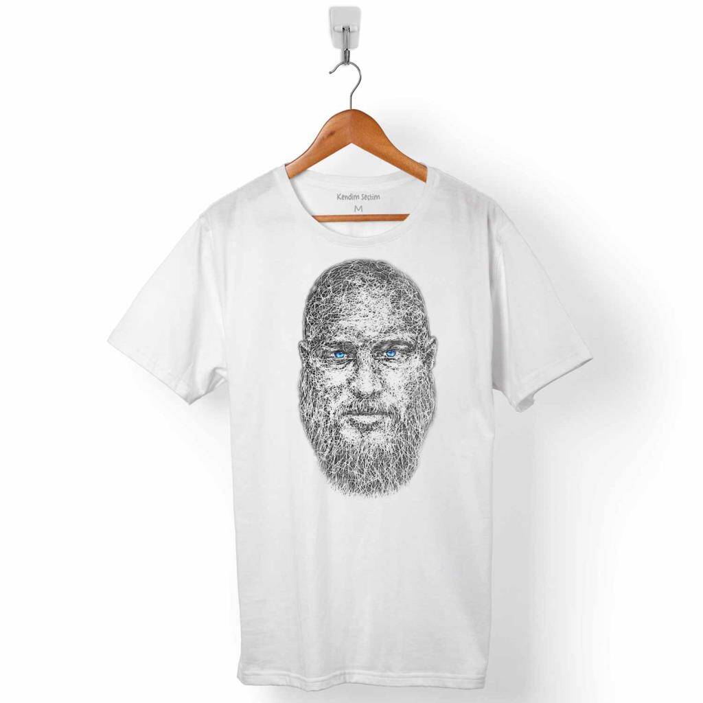  VIKINGS RAGNAR LOTHBROK VİKİNGLER SAVAŞÇI ERKEK TİŞÖRT - 1