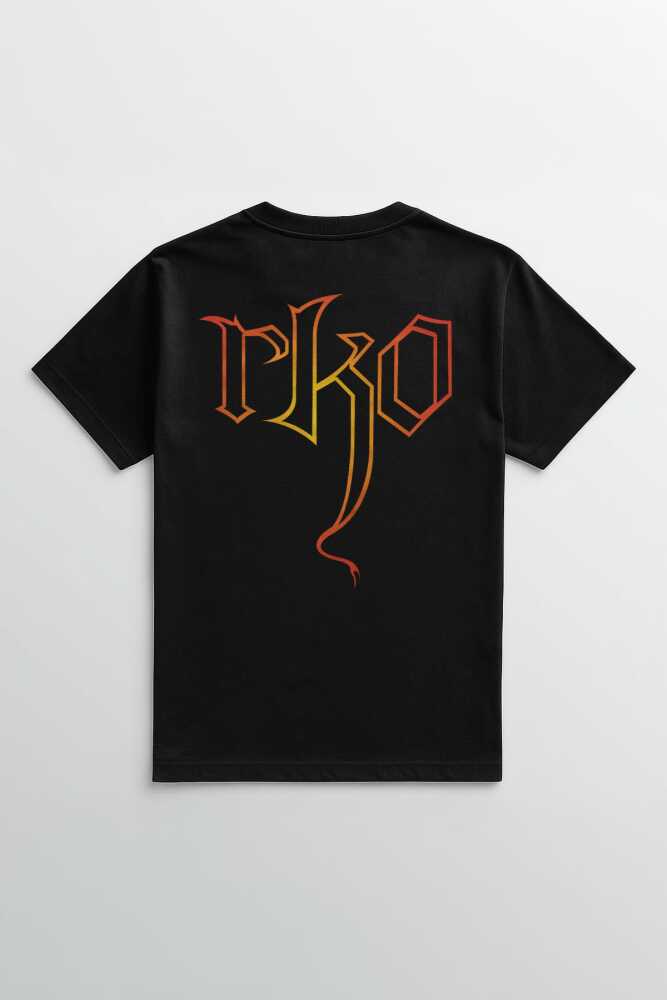 Viper Yılan Baskılı Tişört Randy Orton RKO Wwe Fight Güreş Gym Spor Siyah T-shirt - 3