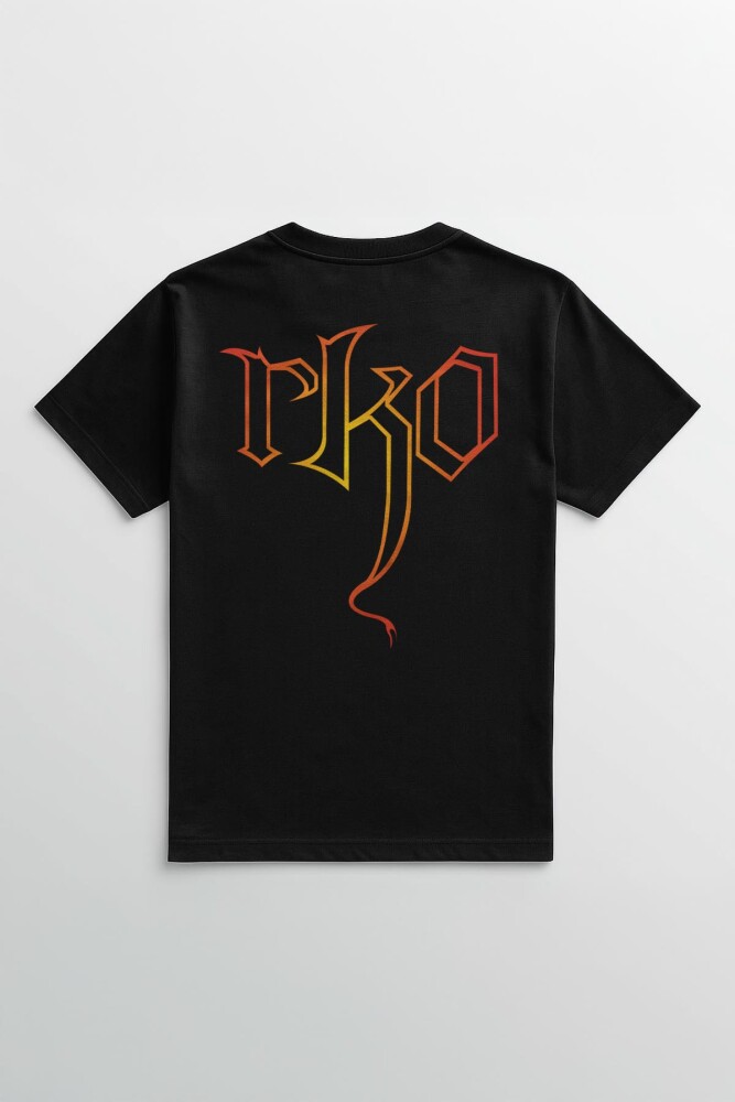 Viper Yılan Baskılı Tişört Randy Orton RKO Wwe Fight Güreş Gym Spor Siyah T-shirt - 3
