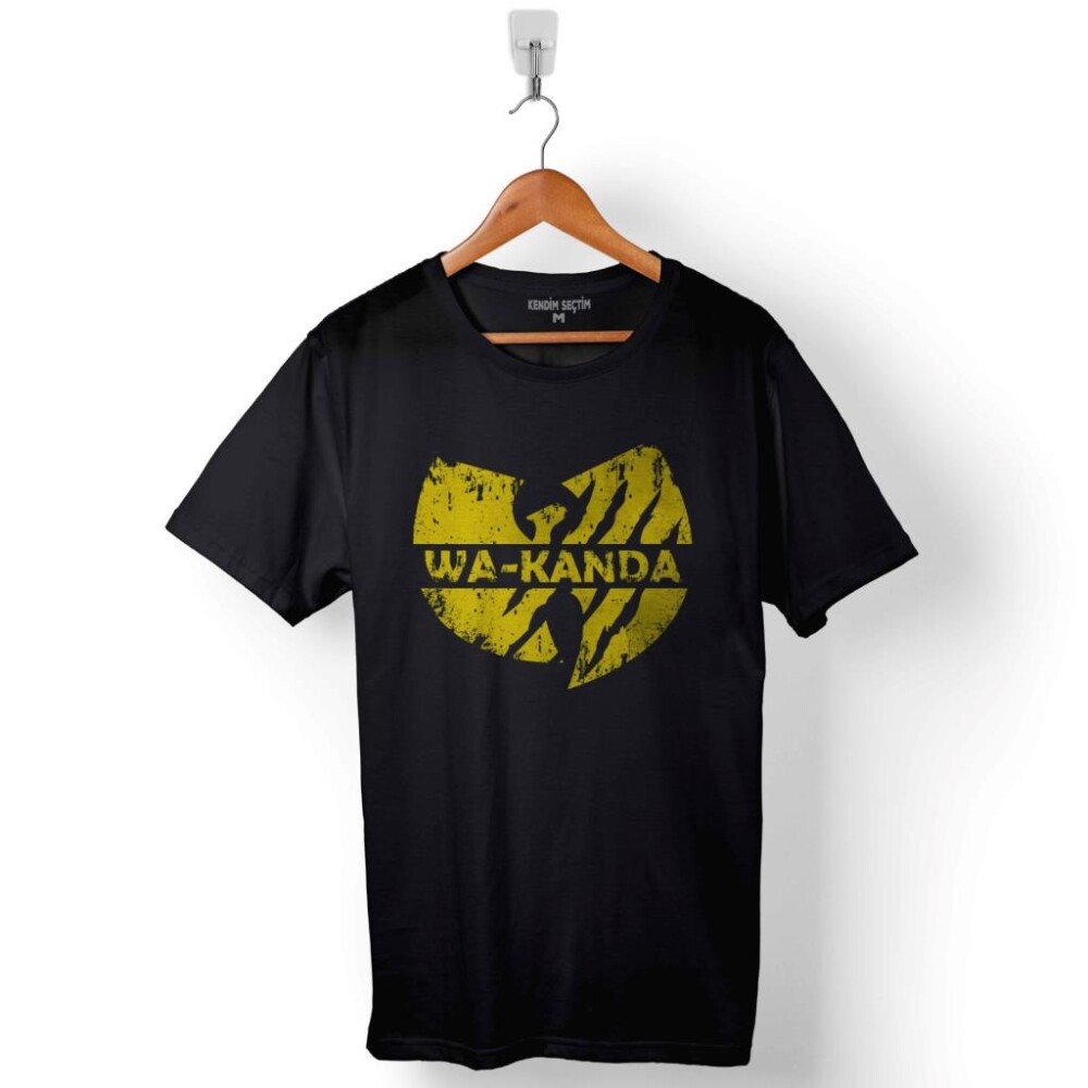 Wakanda Forever Black Panther Tiger Sinema Filmi Baskılı Tişört Unisex T-Shirt - 1