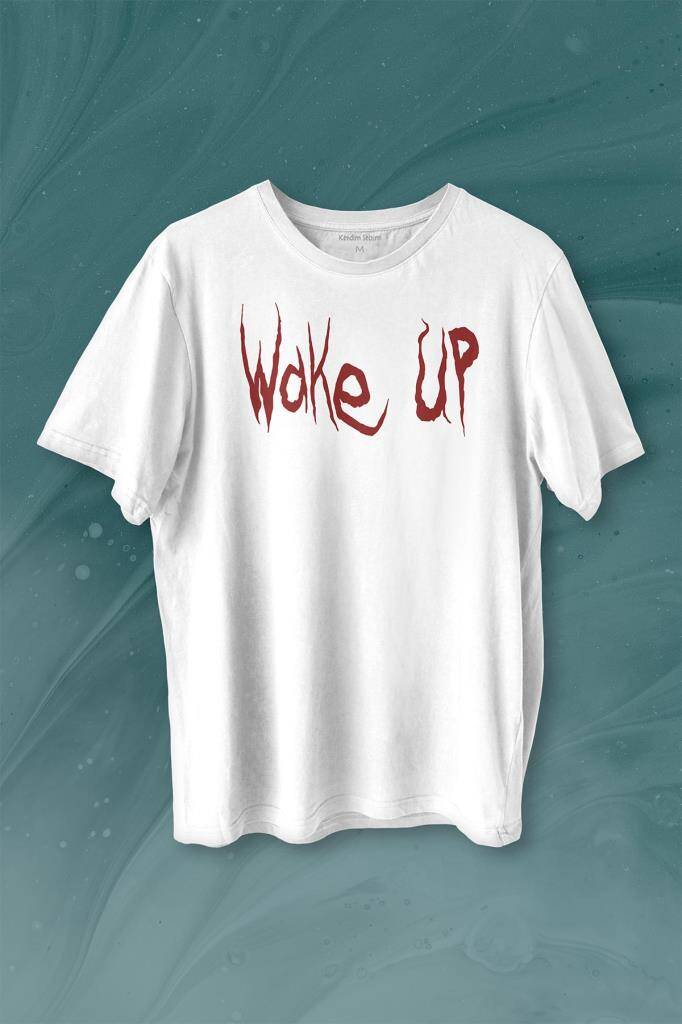 Wake Up Donnie Darko Film Uyan Gothic Dark Baskılı Tişört Unisex T-shirt - 1