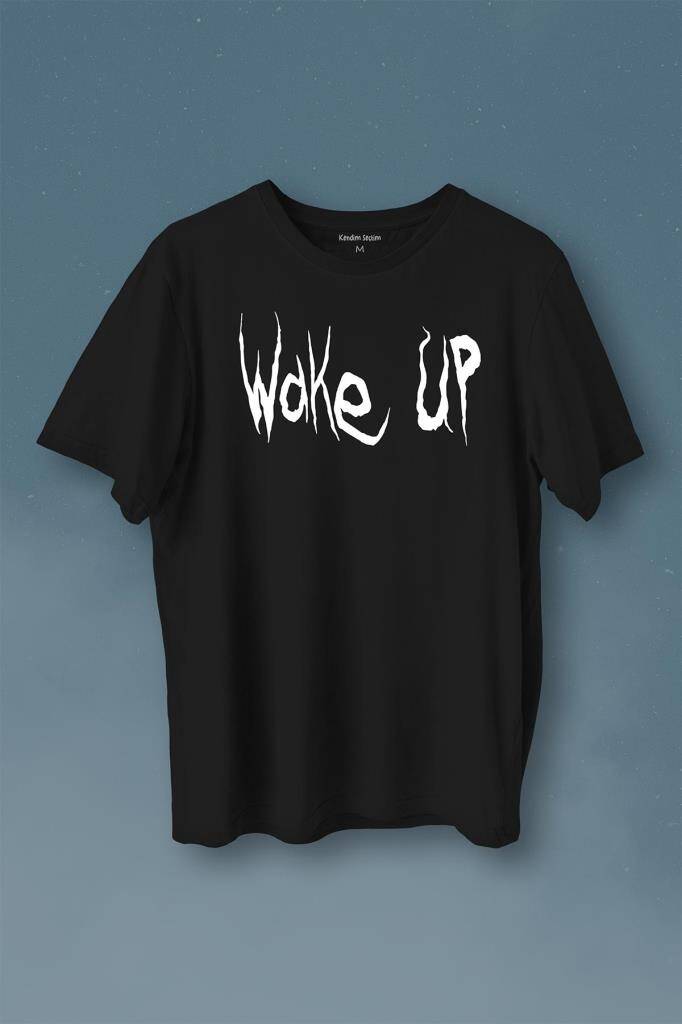 Wake Up Donnie Darko Film Uyan Gothic Dark Baskılı Tişört Unisex T-Shirt - 1