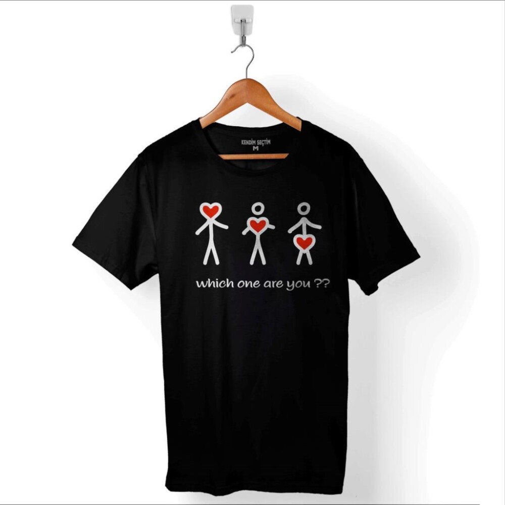 Whıch One Are You Hangisi Sensin Sosyal Mesaj Baskılı Tişört Unisex T-Shirt - 1