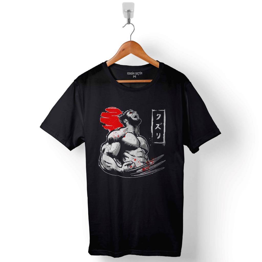 Wolverine Logan Hugh Jackman Baskılı Tişört Unisex T-Shirt - 1