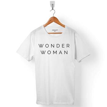 WONDER WOMAN WW DC COMICS LOGO ERKEK TİŞÖRT - 1