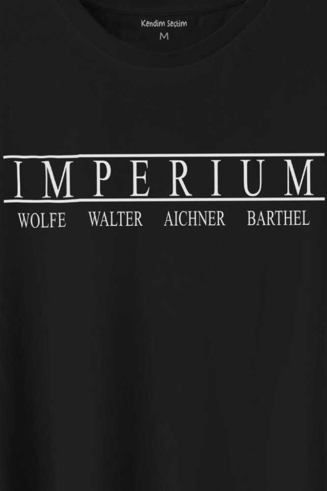 Wwe Imperium Wolfe Walter Aichner Barthel Amerikan Güreşi Baskılı Tişört Unisex T-Shirt - 2
