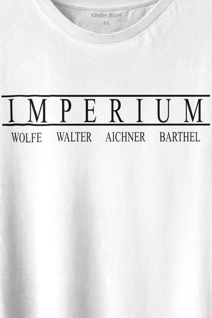 Wwe Imperium Wolfe Walter Aichner Barthel Amerikan Güreşi Baskılı Tişört Unisex T-shirt (1)