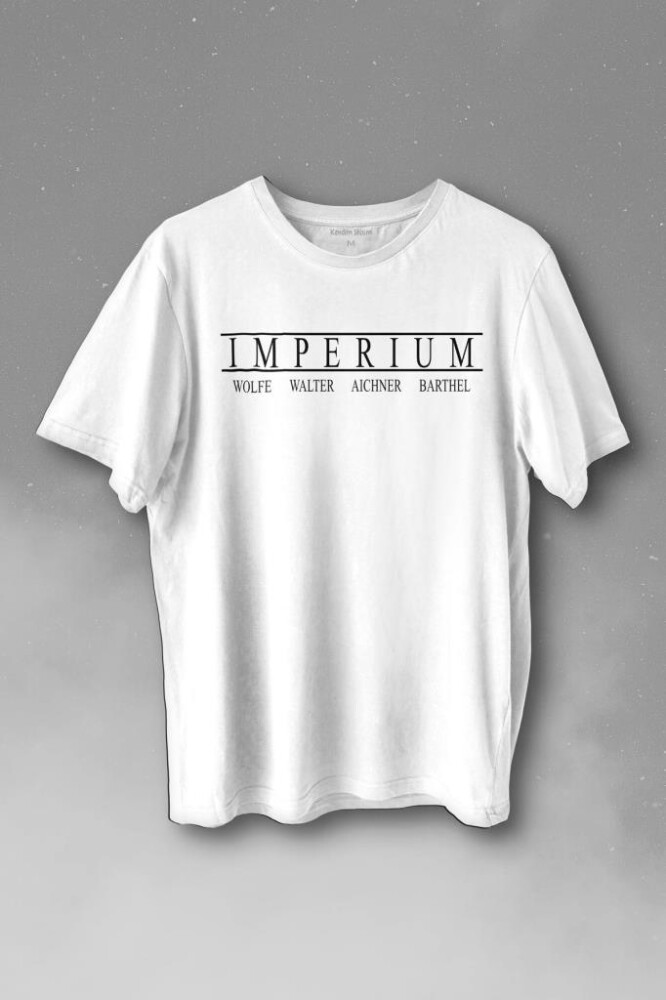 Wwe Imperium Wolfe Walter Aichner Barthel Amerikan Güreşi Baskılı Tişört Unisex T-shirt - KENDİM SEÇTİM