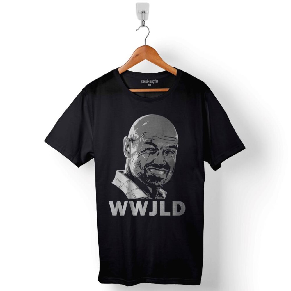 Wwjld What Would John Locke Do Lost Dizisi Baskılı Tişört Unisex T-Shirt - KENDİM SEÇTİM