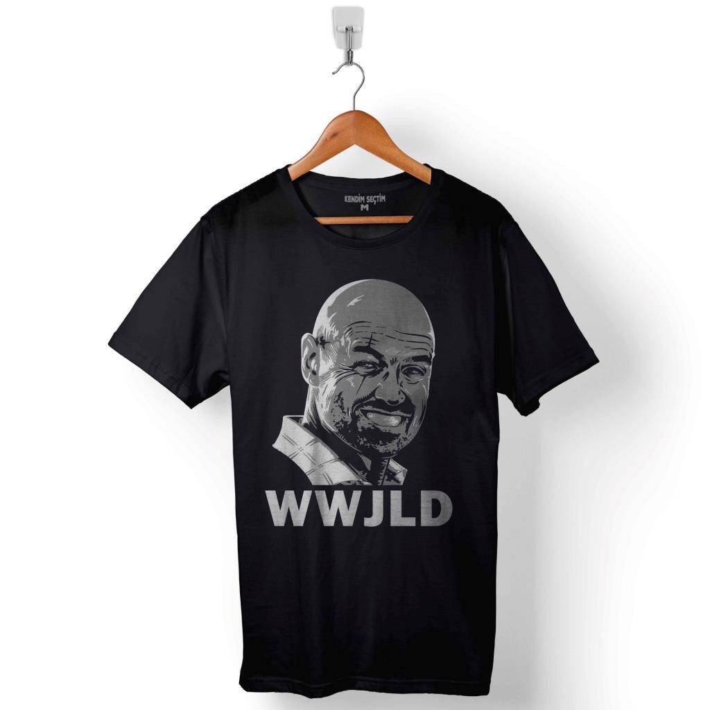 Wwjld What Would John Locke Do Lost Dizisi Baskılı Tişört Unisex T-Shirt - 1