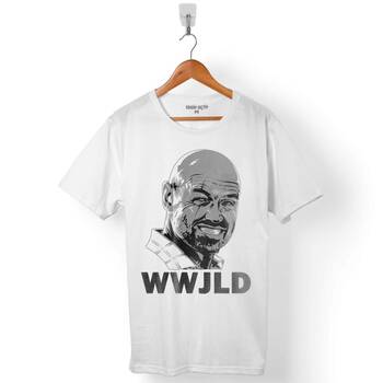 WWJLD WHAT WOULD JOHN LOCKE DO LOST DİZİSİ ERKEK TİŞÖRT - 1