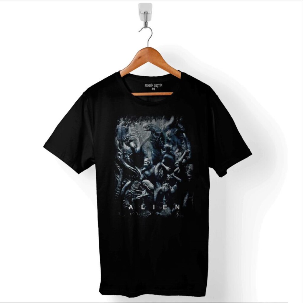 Yaratık Alien Covenant Film Sinema Baskılı Tişört Unisex T-Shirt - 1