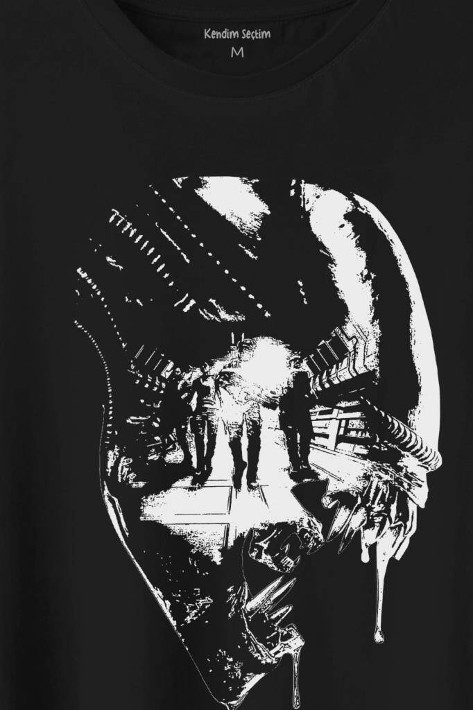 Yaratık Alien Covenant Film Sinema Filmi Baskılı Tişört Unisex T-Shirt (1)
